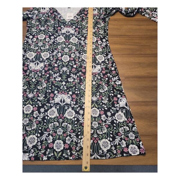 NWT J. Jill XS Floral Bell Sleeve Dress Boho Chic Cottagecore Softgirl Romantic - Picture 13 of 14